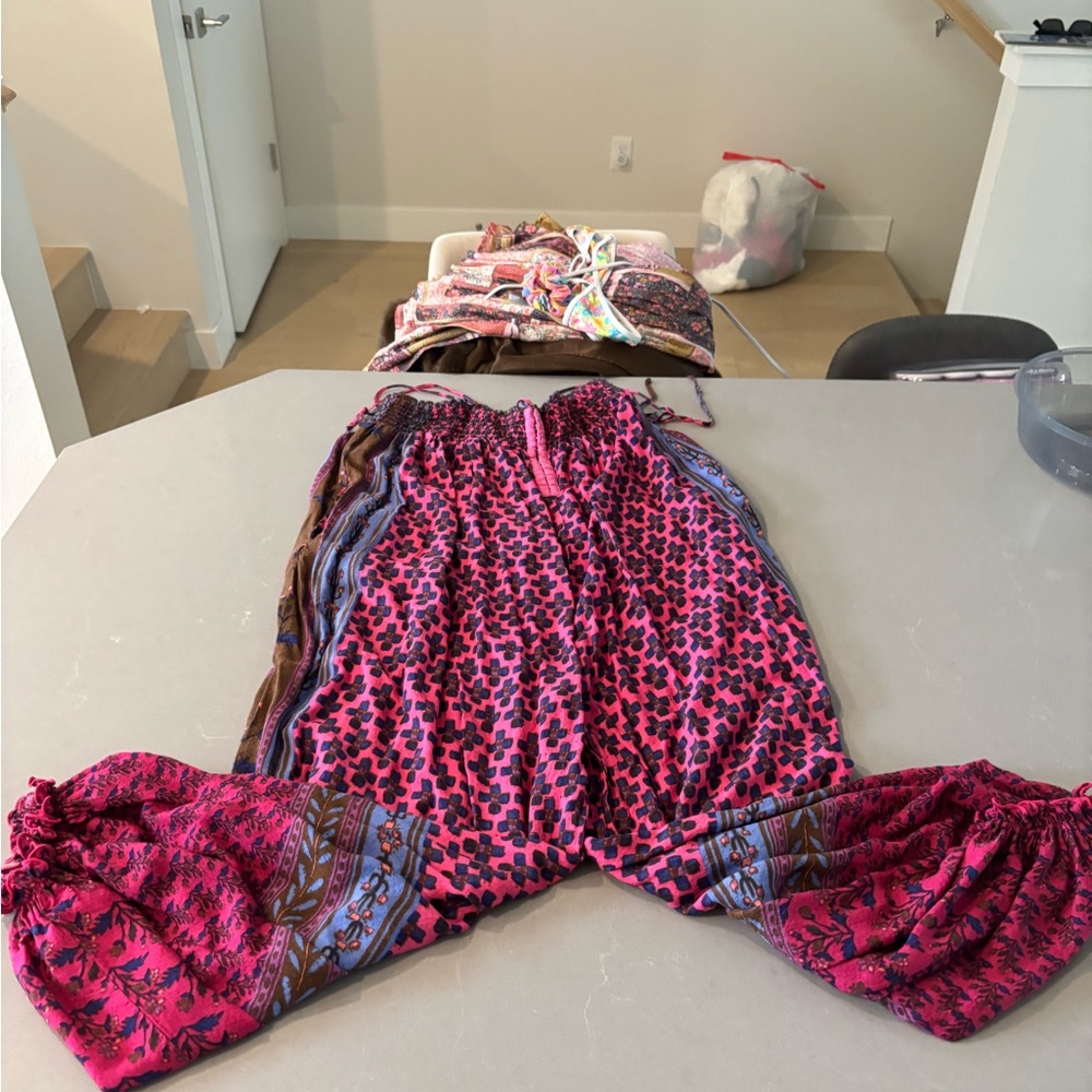 Rule the World Maxi Romper - hot pink combo - Picture 2 of 5